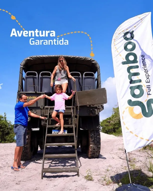 Passeio de Quadriciclo - trilha até Garapuá e Boipeba