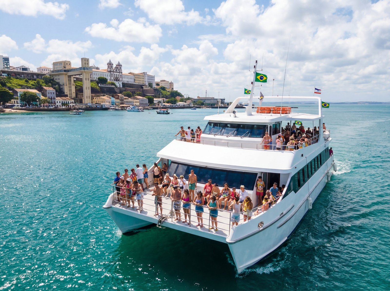 Transfer via Catamarã - travessia marítima Salvador